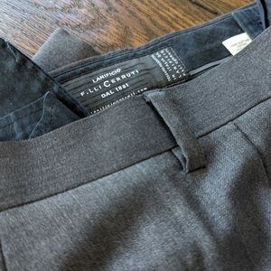 BANANA REPUBLIC WOOL TAILORED LANIFICIO CERUTTI PANTS 33 X 32